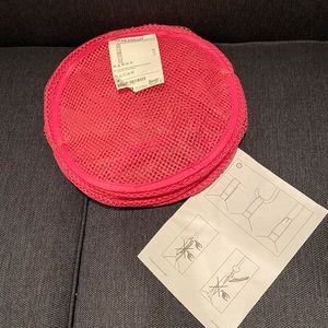 Hanging mesh storage from IKEA